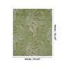 Unique Bargains Blackout Curtains Short Window Curtains Cotton and Linen 35.43"L x 23.62"W Green 2 Pcs - 4 of 4