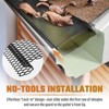APRILSOUL 6” x 120 ft Durable Coated Steel Leaf Gutter Guards Micro Mesh Gutter Screens Gutter Protection Covers Fit K Style Gutter, Pack of 40 - 4 of 4