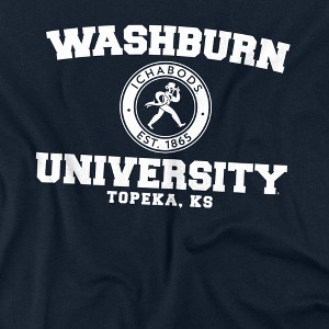 Men's Washburn University Official Stacked T-Shirt Stacked - 1 of 4
