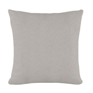 Chenille Square Throw Pillow Light Gray - Skyline Furniture