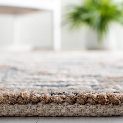 Beige and Ivory Hand-Knotted Wool Runner Rug, 2'3" x 7'