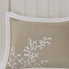 Gracie Mills Douglass 5-Piece Cotton Coastal Coral Jacquard Duvet Set - 3 of 4