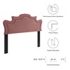 Modway Evangeline Headboard – King/California King Size Performance Velvet in Dusty Rose with Tufted Design, Adjustable Wall Mount - 2 of 4