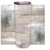 Elanze Designs Embrace Dreams Foggy Sand 20 ounce Stainless Steel Travel Tumbler - 2 of 4