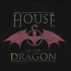 Seven Times Six Game of Thrones Mens' House Of The Dragon Original Series Logo T-Shirt Adult Black - image 4 of 4