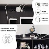 VECELO 3-Tier Corner Cabinet Cube Bookshelf, Wooden 8 Cubby Bookshelf for Small Space, Black/Brown/White/Gray - 4 of 4