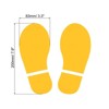 Unique Bargains Home Classroom Floor Stairs Decal PVC Footprint Sticker 8 Pairs - 2 of 4