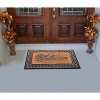 A1HC Rubber and Coir Door Mat 23"x38", Thick Durable Welcome Doormat for Indoor Outdoor Entrance - 3 of 4
