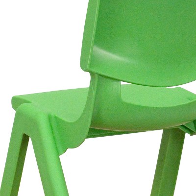 Energetic Green Lightweight Stackable Toddler School Chair