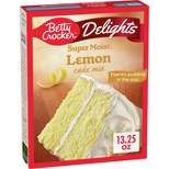 Betty Crocker Delights Lemon Super Moist Cake Mix - 13.25oz