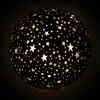 Northlight LED Lighted Stars Glass Globe Christmas Decoration - 6" - Gold - 3 of 4