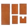 Home Weavers Luxury Collection 100% Cotton Tufted Bathroom Rug Set, Non-Slip Latex Bath Rug Set - 2 of 4