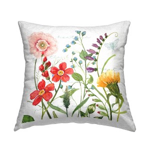Stupell Industries Spring Garden Florals Outdoor Decorative Throw Pillow, 18 x 18 - 1 of 2