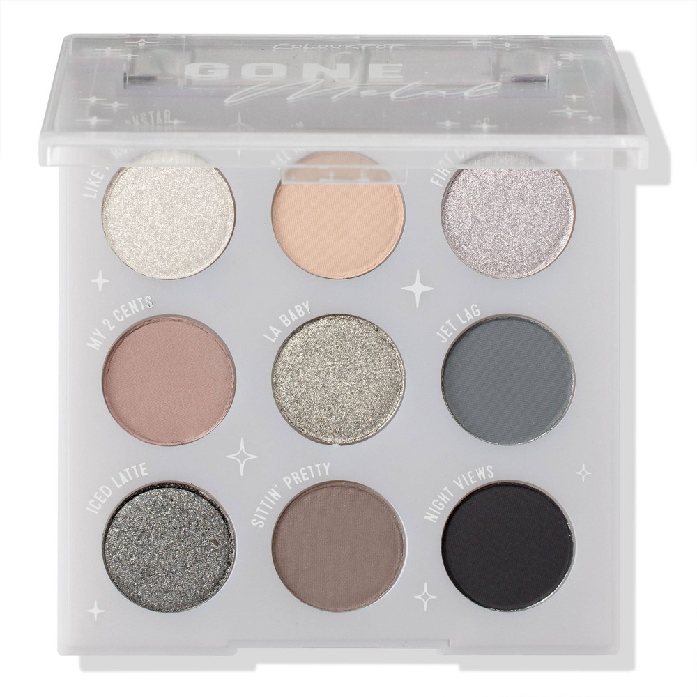 ColourPop Pressed Powder Eyeshadow Makeup Palette - Gone Metal - 0.3oz