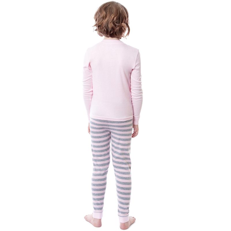 Looney Tunes Girls' Tweety Bird Love Child 2 Piece Tight Fit Pajama Set Pink, 2 of 4
