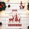 Unique Bargains Christmas Aprons Linen Black Red Green White Brown 21.65"x26.77" 1 Pcs - 2 of 4