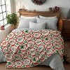 Christmas Flannel Blanket Throw, Black Red Buffalo Plaid Snowflake Soft Fuzzy Plush Cozy Blankets for Christmas Gift. - 3 of 4