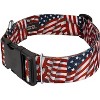 Country Brook Petz 1 1/2 Inch Deluxe Dog Collar - Americana Collection - 2 of 4