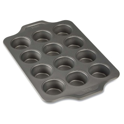 All-Clad 12 Cup Nonstick Muffin Pan, Pro-Release Bakeware, Gray