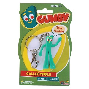 NJ Croce Original Bendable Gumby 2.5" Keychain - 1 of 1