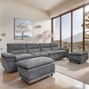 GDFStudio Aoi Modern 141'' 6-Seater U-shaped Upholstered Sectional Sofa - 2 of 4