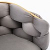 PAGED Luxury Accent Chair Comfy Reading Chair Velvet Single Sofa Chair with Unique Knitting Process for Living Room - 4 of 4
