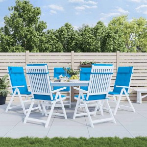 Highback Chair Cushion Set of 6 vidaXL - 1 of 4
