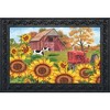 Briarwood Lane Doormat 30x18 Indoor Outdoor Sunflower Barn Fall For Fall Doormat - 2 of 4