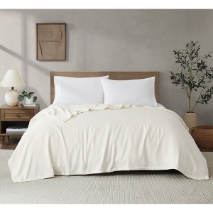 Royal Velvet Twin/Twin XL Dream Cotton Blanket Ivory - 1 of 4