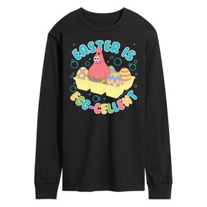 Men's - SpongeBob Squarepants - Easter Is Egg Long Sleeve Graphic T-Shirt - 1 of 4