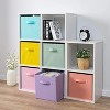 6-Piece Drawer-Style Multi-Color Storage Boxes with Handles Eco-Friendly,Odorless,Durable,and Breathable - 2 of 4