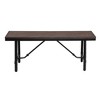 Acme Furniture Mariatu Ottomans and Benches Oak/Black Finish - 2 of 4
