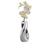 Nambe Pebble Twist Metal Alloy Bud Vase, Centerpiece Table Home Indoor Desk Décor, Mid Century Modern Style Vase for Wedding Housewarming Gift - 3 of 4
