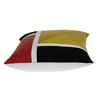 Parkland Collection,Kenzo Contemporary Yellow Pillow Cover With Poly Insert - 3 of 4
