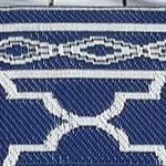 dark blue/white