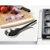 OGGI Stainless Steel Spoon Rest- Long Handle Holds Kitchen Utensils in Place, Great Spoon Rest for Kitchen Counter, Stove Top, Stainless. - 3 of 4