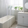 Moda at Home 2pc Coronet Peva Hotel Shower Curtain Liner Extra Wide Clear - 2 of 3