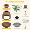 Sandinrayli Cat Litter Box Plant with Smart Odor Removal System, Brown - 4 of 4