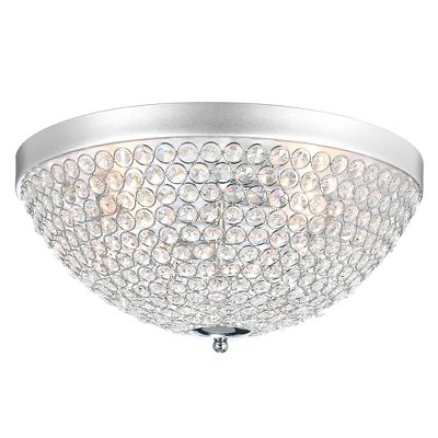 CWI Lighting Globe 4 Light Bowl Flush Mount With Chrome Finish