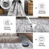 Washable Living Room Rug, Soft Vintage Distressed Non-Slip Area Rug, Foldable Low Pile Carpet for Bedroom, Dining Room - 4 of 4