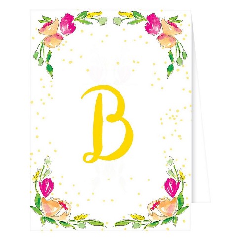 10ct Folded Notes - Vintage Floral Crest Monogram - A : Target