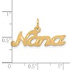 Black Bow Jewelry 14k Yellow Gold Nana Charm or Pendant, 28mm - 4 of 4