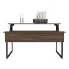 CAVINAS Coffee Tables for Living Room Rectangle 17.32" H Modern Coffee Table with Single Drawer and 4 Sturdy Legs, 1 Large Open Shelf - 2 of 4