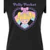 Women's - Polly Pocket - Polly Pocket Heart Fitted Graphic T-Shirt - 2 of 3