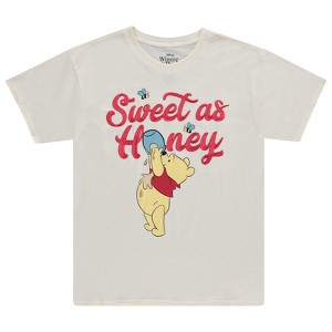 Ladies Disney Classic Pooh Shirt - Vintage Winnie the Pooh Tee Shirt - Winnie, Eeyore, Piglet Vintage T-Shirt - 1 of 4