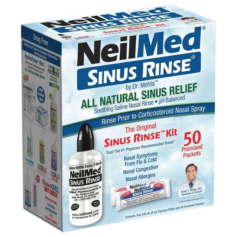 NeilMed Pharmaceuticals Original Sinus Rinse Kit Packets - 50ct, 2 of 8
