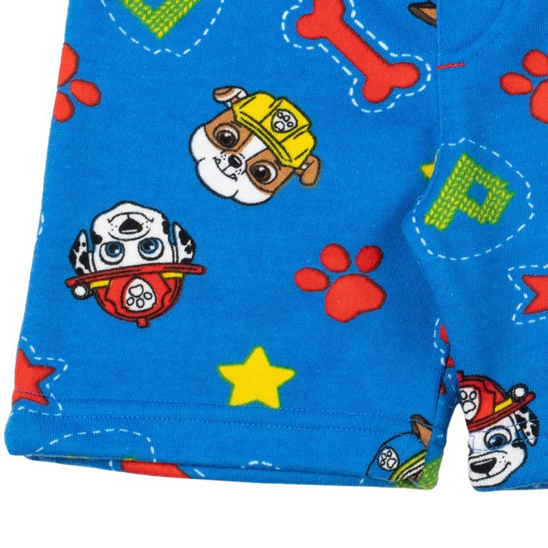 Paw Patrol Rubble Marshall Chase Fleece 2 Pack Shorts Set Toddler , 5 of 8