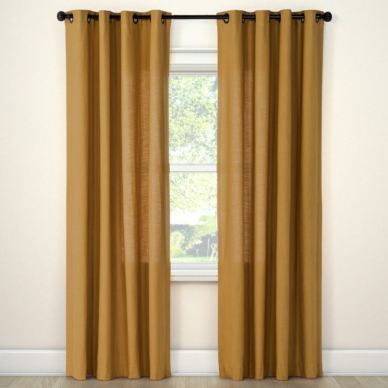 1pc Light Filtering Solid Window Curtain Panel - Threshold™, 1 of 10