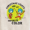 Boys' - The Cat in the Hat - Christmas Lights Are My Favorite Color Graphic Long Sleeve Fleece Sweatshirt - 2 of 4