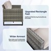 Buenhomino Patio Furniture Set 4 Piece, Wicker Rattan Sofa Couch with Thick Cushion and Coffee Table, L Shape All Weather Outdoor Conversation Set - 4 of 4